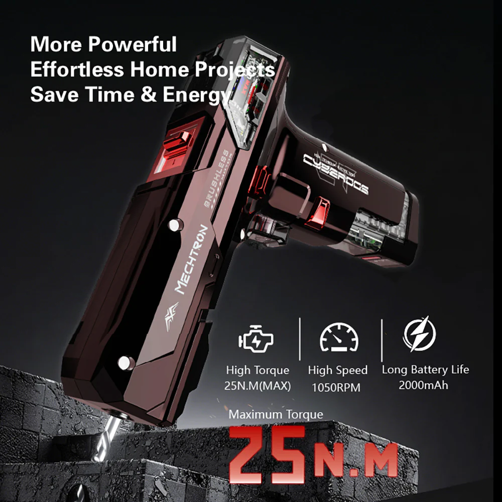 AI Dual Speed Impact Brushless Lithium Drill - G2 PRO - Image 4