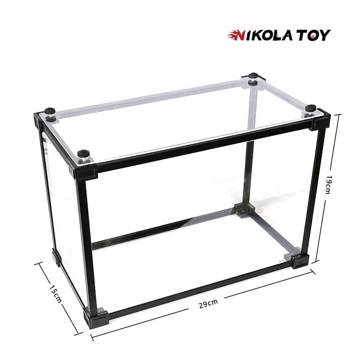 Alloy Frame High Transparent Dust Cover Storage Display Box - Image 5