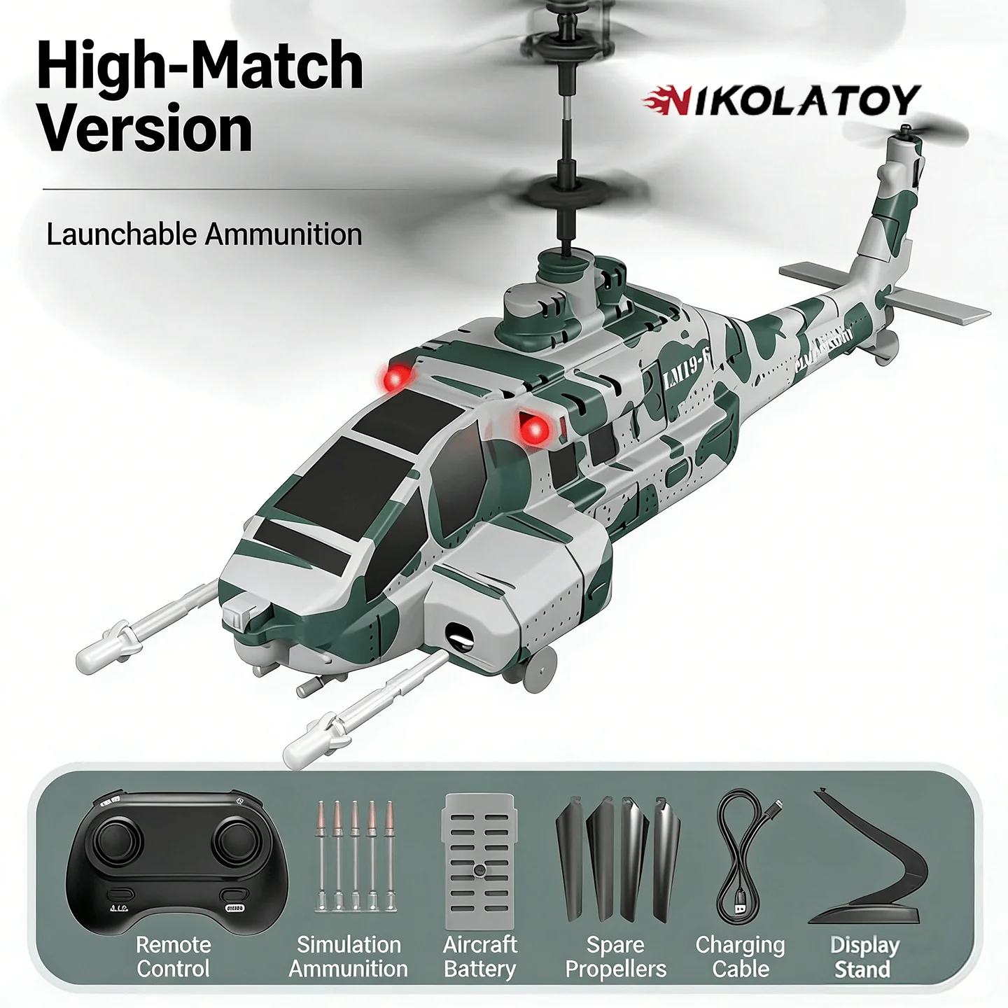 Apache LM19-F Multifunction RC Helicopter - Image 5