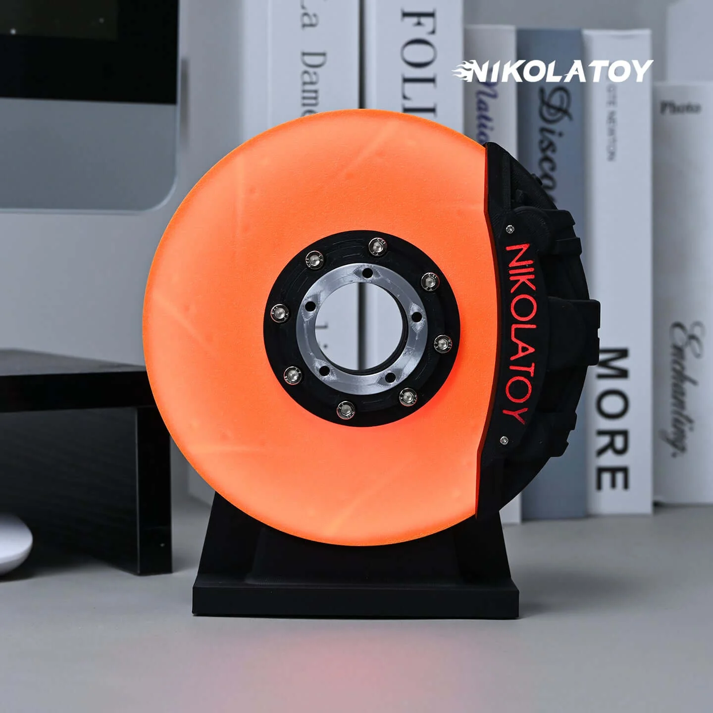 Creative Dynamic Disc Brake Night Light Ornament - Image 3