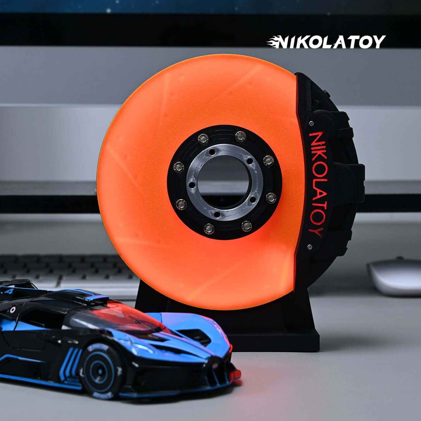 Creative Dynamic Disc Brake Night Light Ornament - Image 4