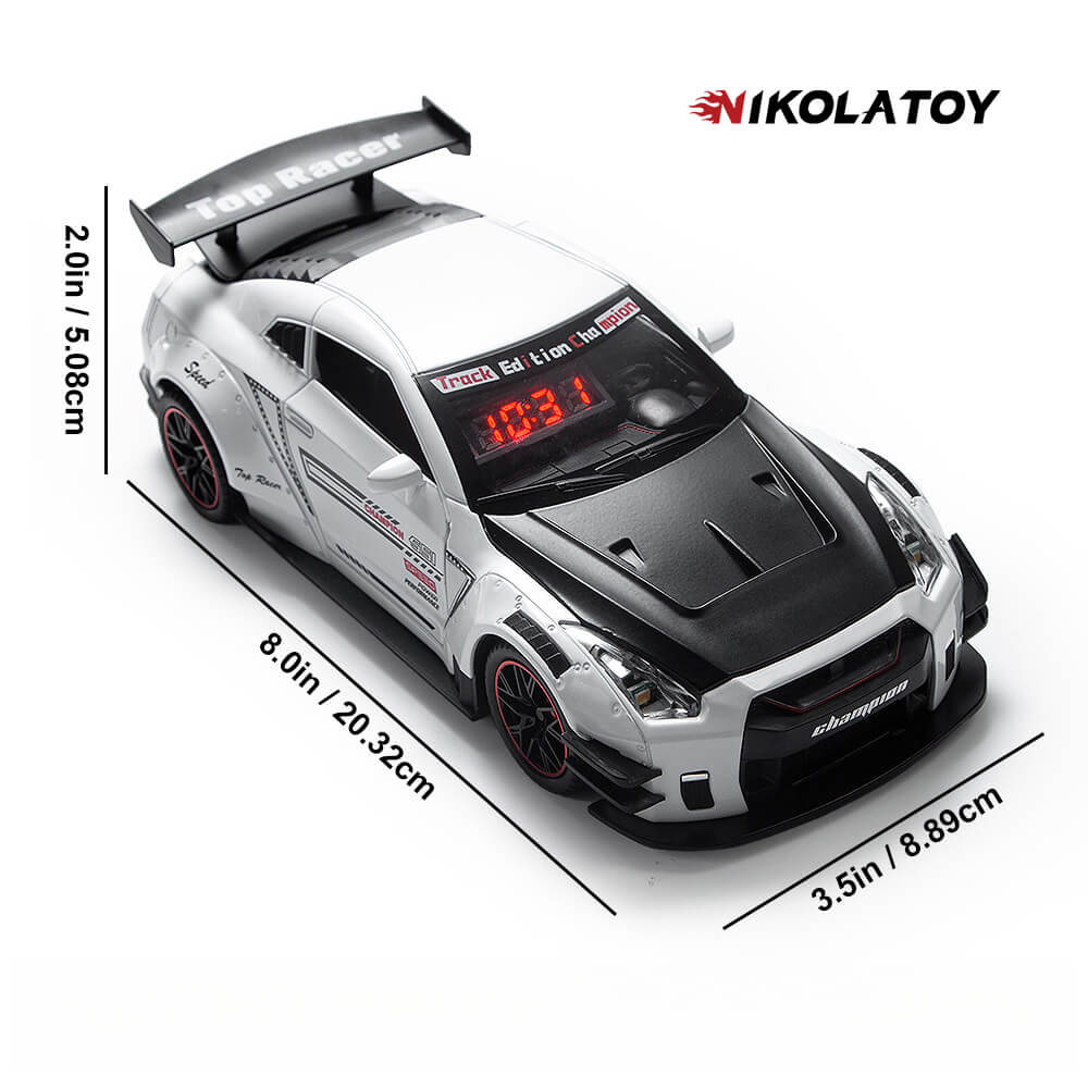 GTR Car Alarm Clock with Engine Sound & Light Mist - Image 10