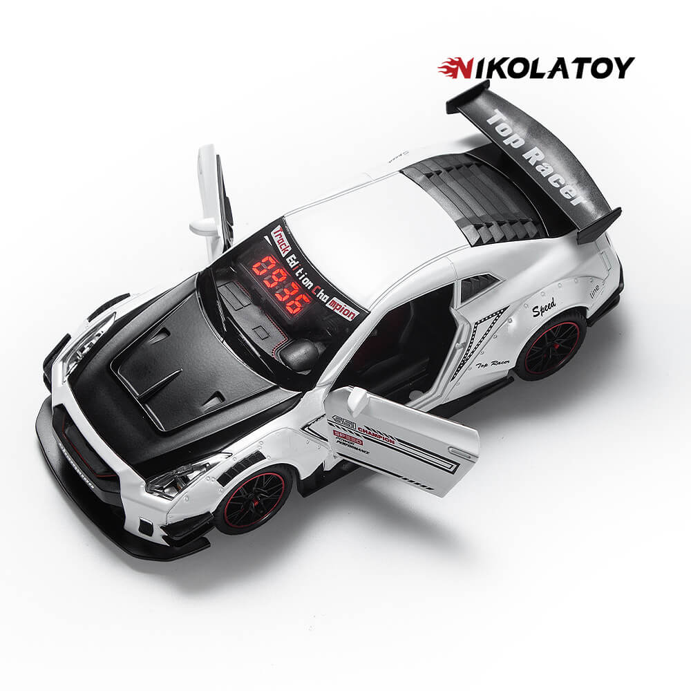 GTR Car Alarm Clock with Engine Sound & Light Mist - Image 3