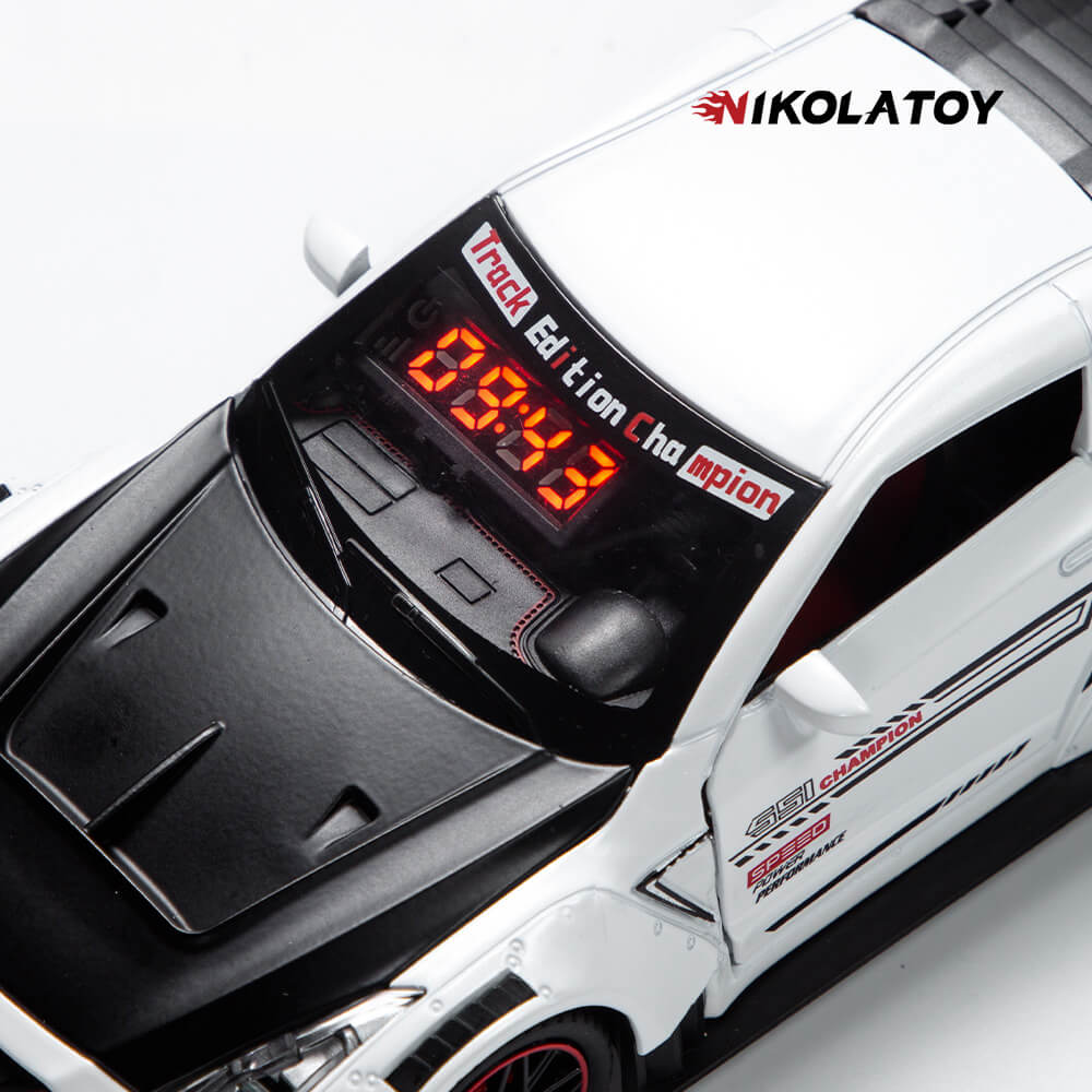GTR Car Alarm Clock with Engine Sound & Light Mist - Image 4