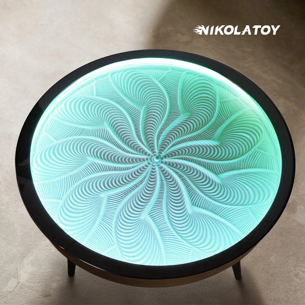 Home Art Sand Painting Coffee Table - Image 5