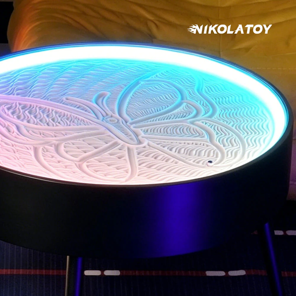 Home Art Sand Painting Coffee Table - Image 8