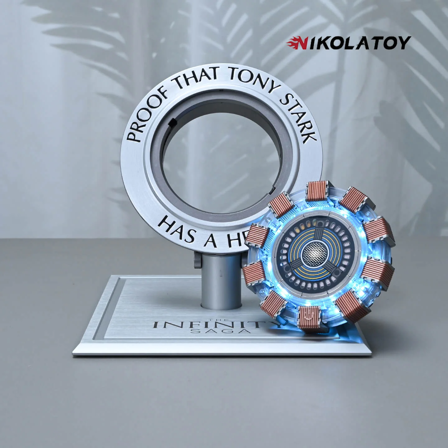 Iron Man Arc Reactor Phone Charging Pad — Desk Decor with Atmosphere Lighting - Image 4