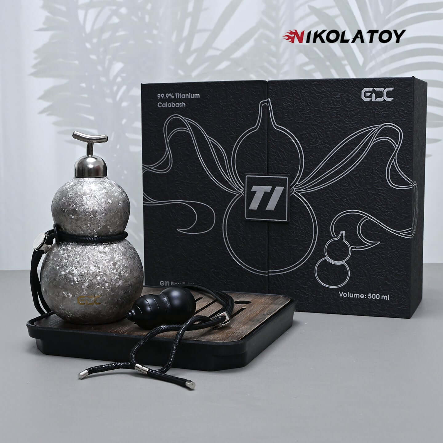 Limited Edition Titanium Gourd Thermos Bottle EDC Gift Box - Image 4