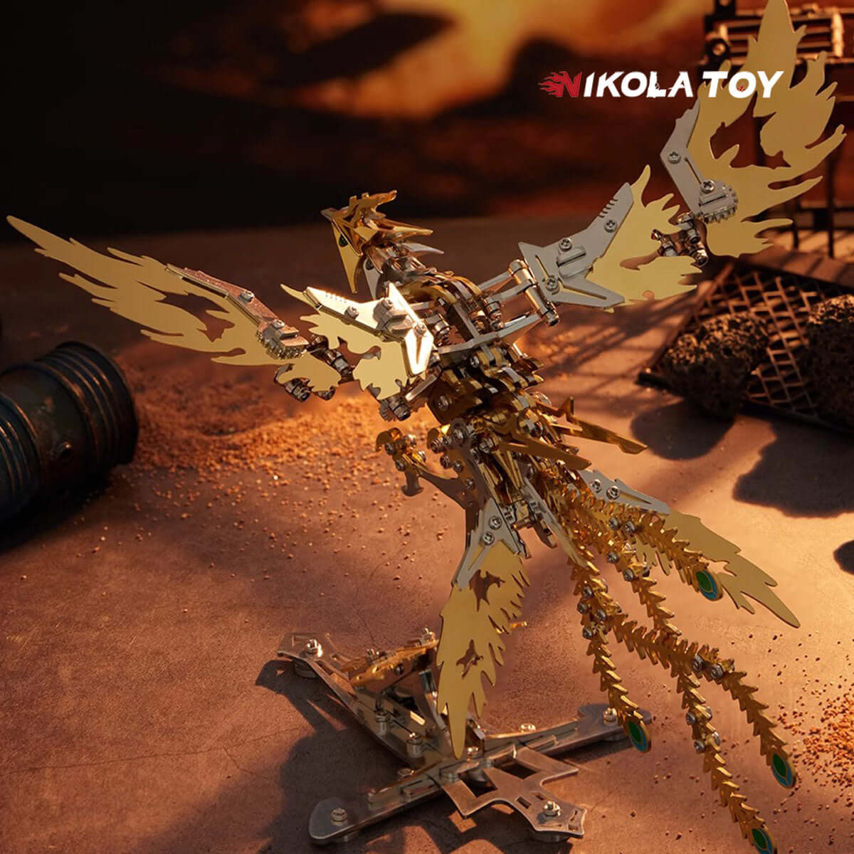 Mechanical Species - Phoenix (3D Metal Puzzle) - Image 5