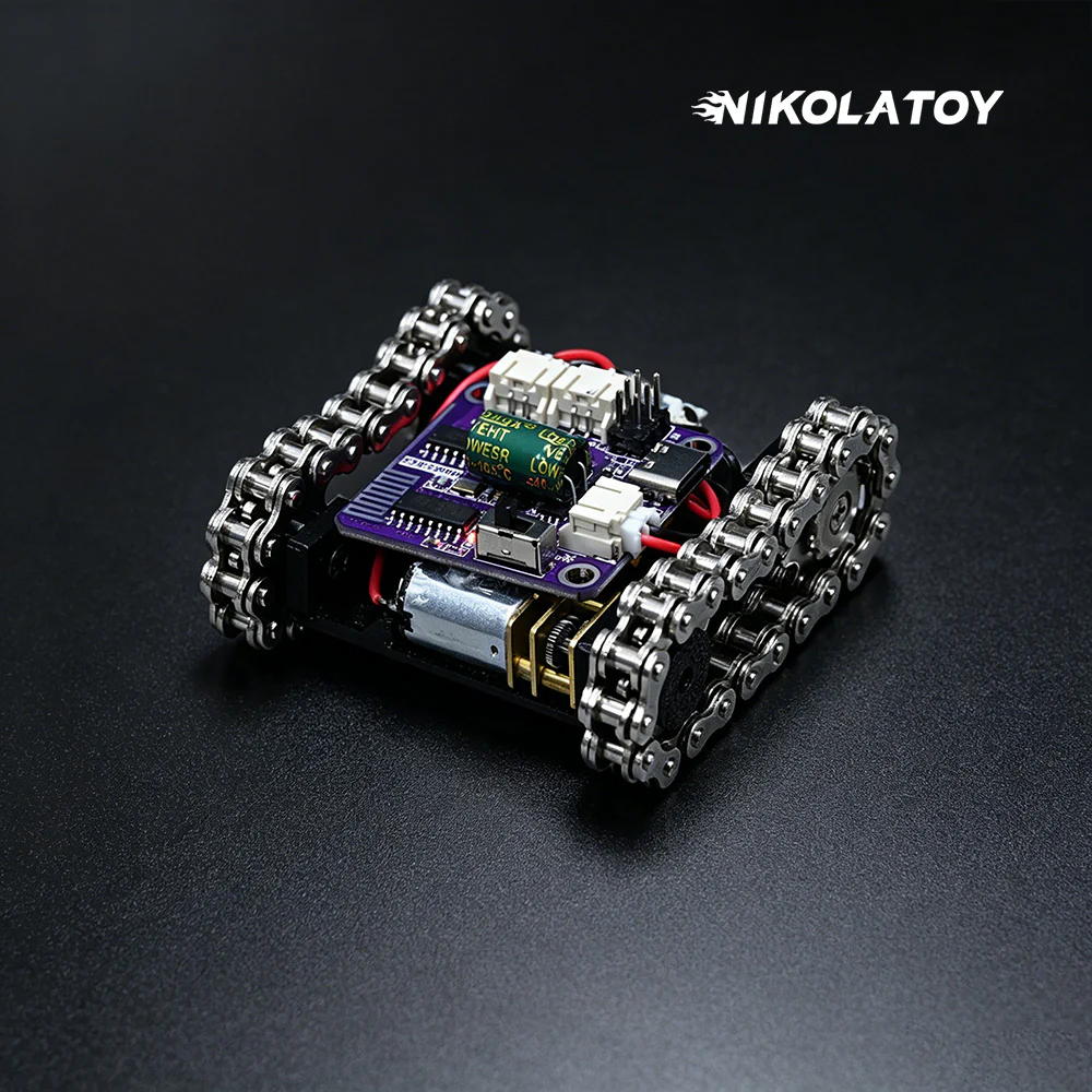 Mini Programmable Metal RC Robot Tank - Image 4