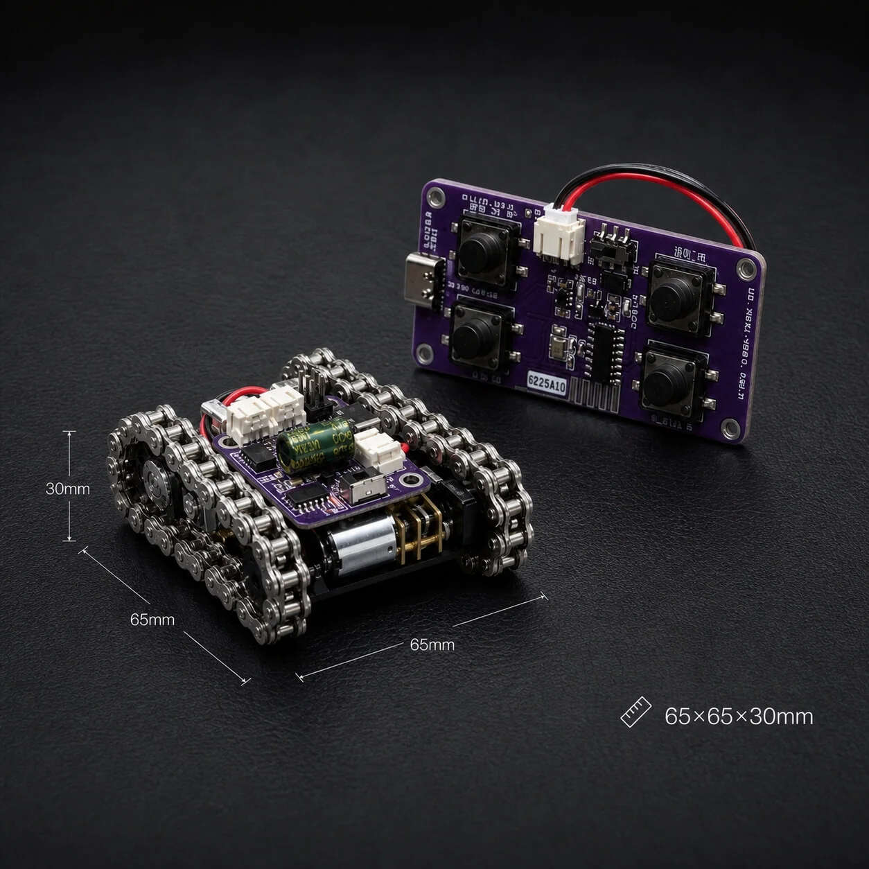 Mini Programmable Metal RC Robot Tank - Image 5