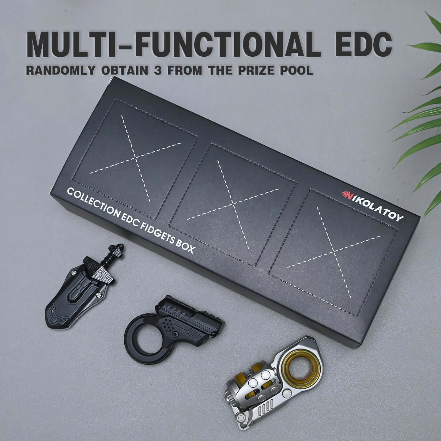 Multi-Functional Fidgets Toy Poking Lottery - 3Pack - Image 3
