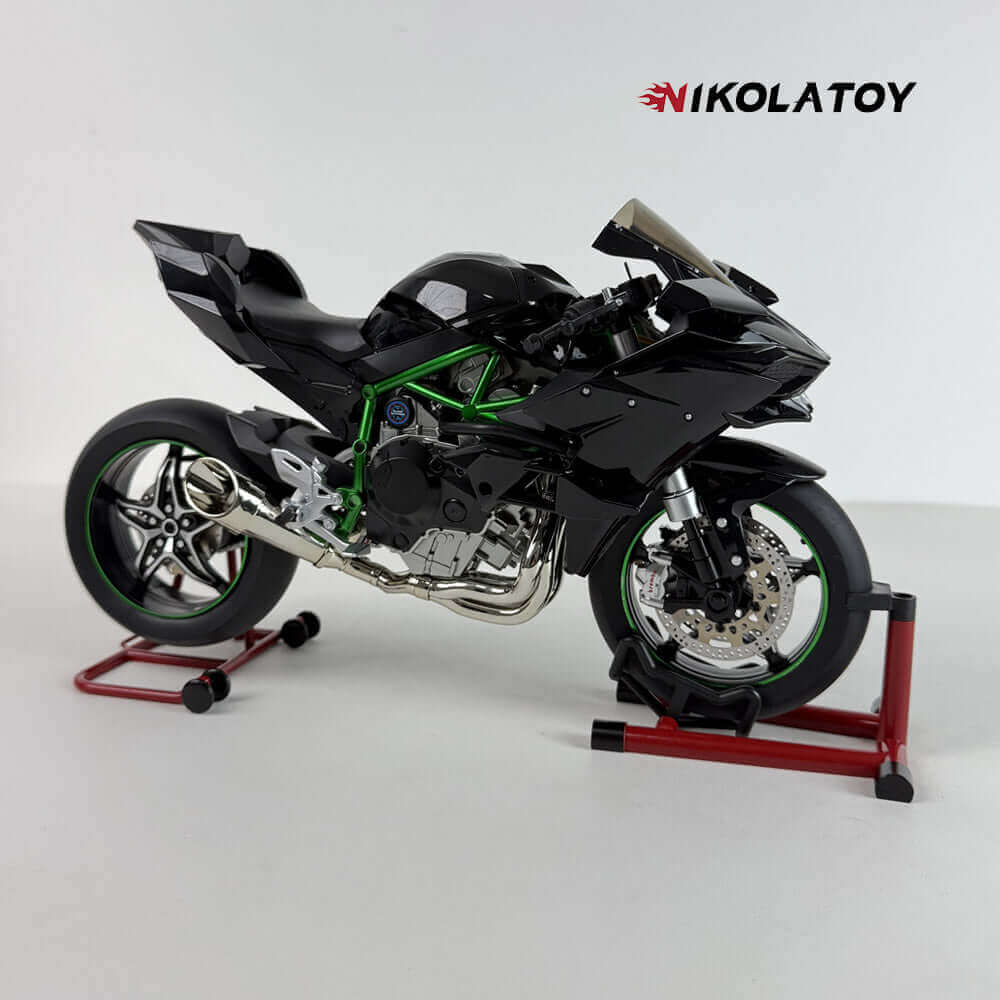 1/6 Alloy Dynamic Kawasaki H2R Motorcycle Model - Image 5