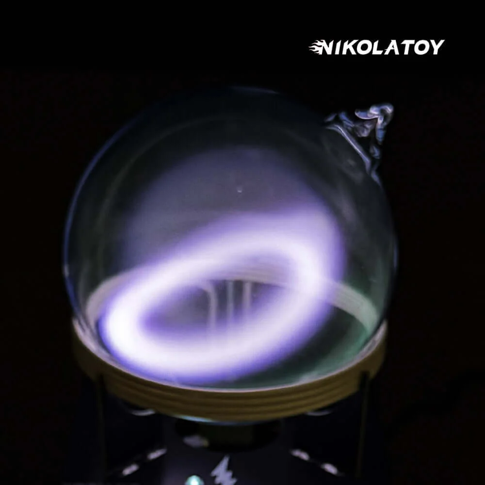 Circular Oscillation Ion Ring Xenon Glass Sphere - Image 2