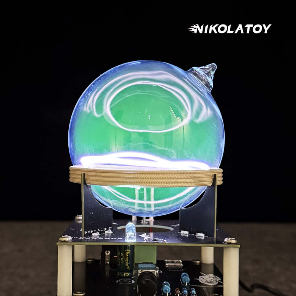 Circular Oscillation Ion Ring Xenon Glass Sphere - Image 3