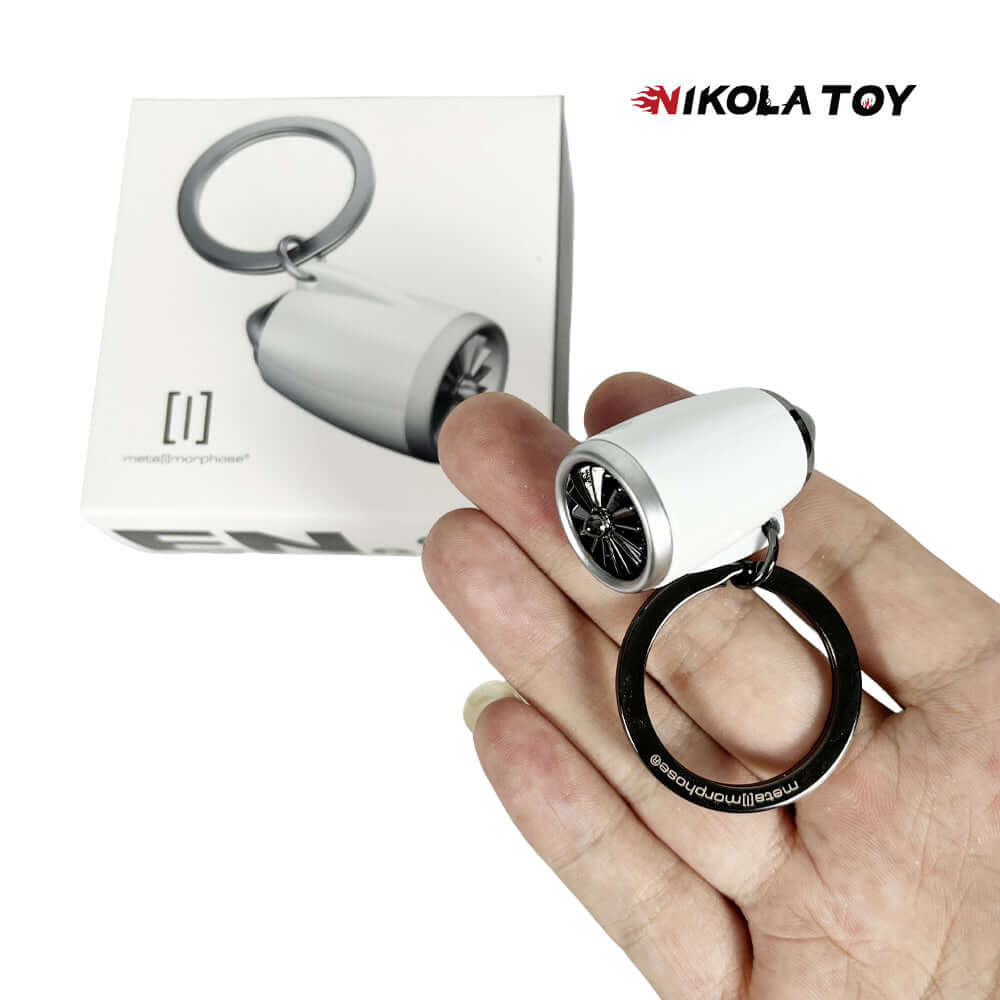 Flagship Aircraft Turbofan Engine Keychain - Image 3