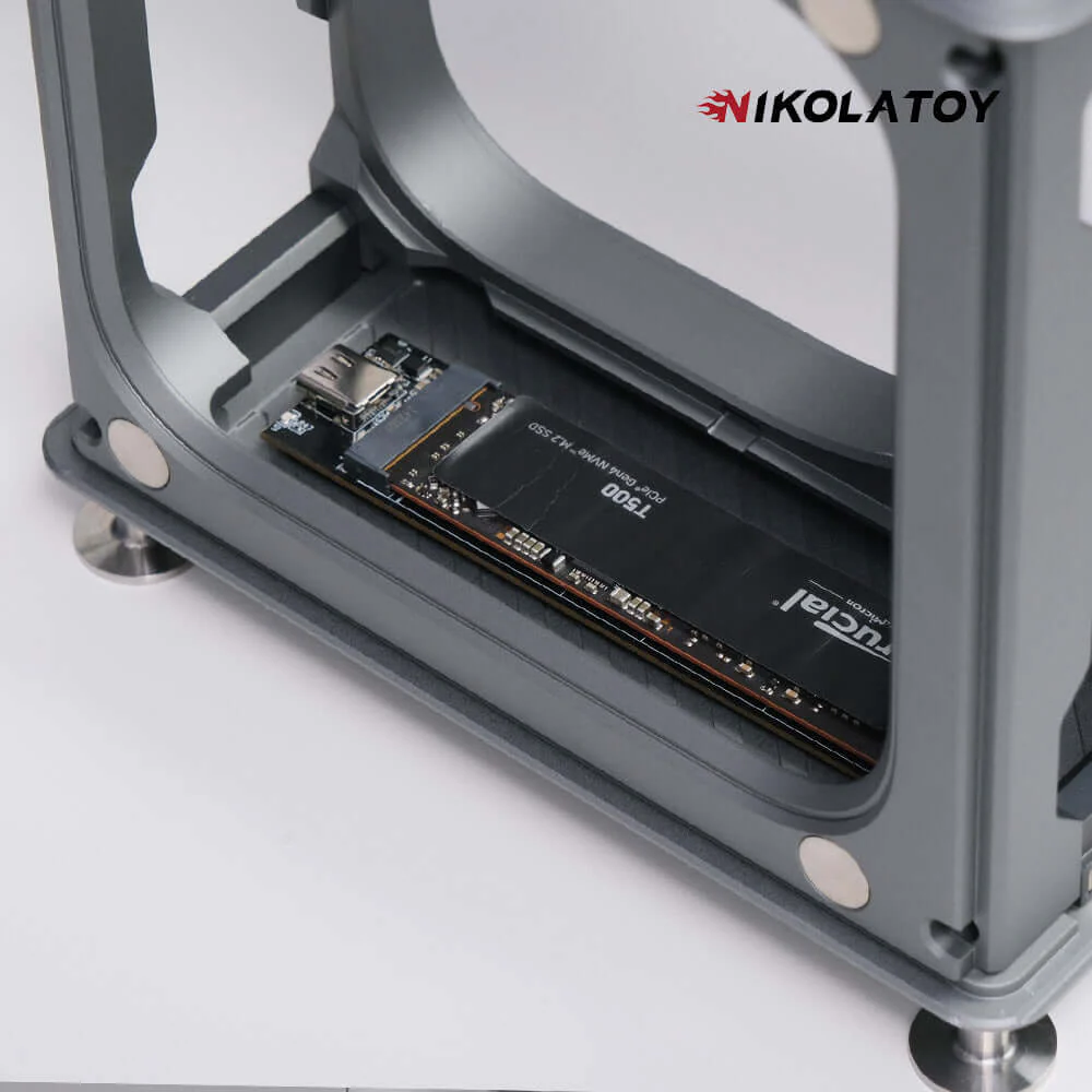 Modular Alloy Magnetic Suction Macmini Protective Shell - Image 3