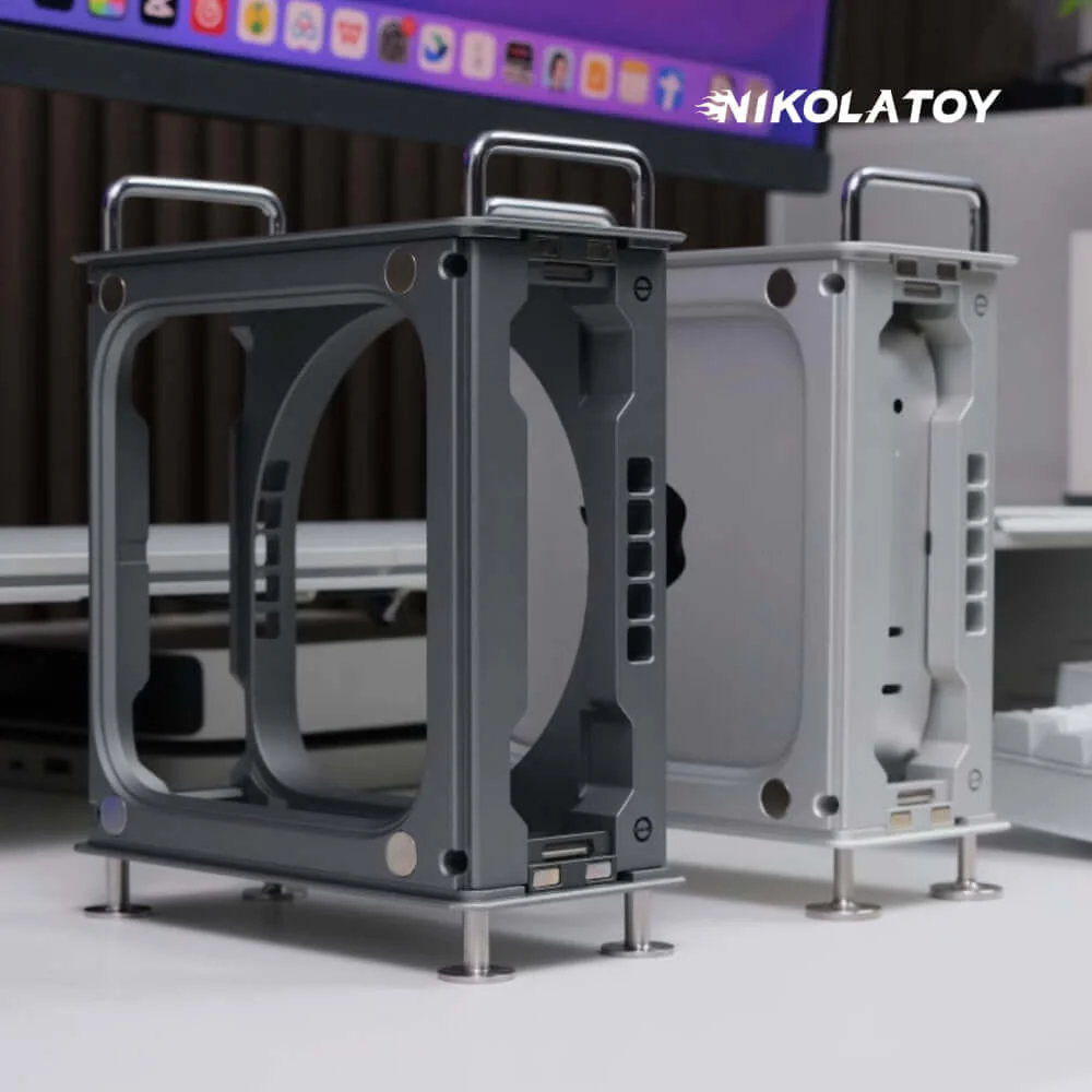 Modular Alloy Magnetic Suction Macmini Protective Shell - Image 7