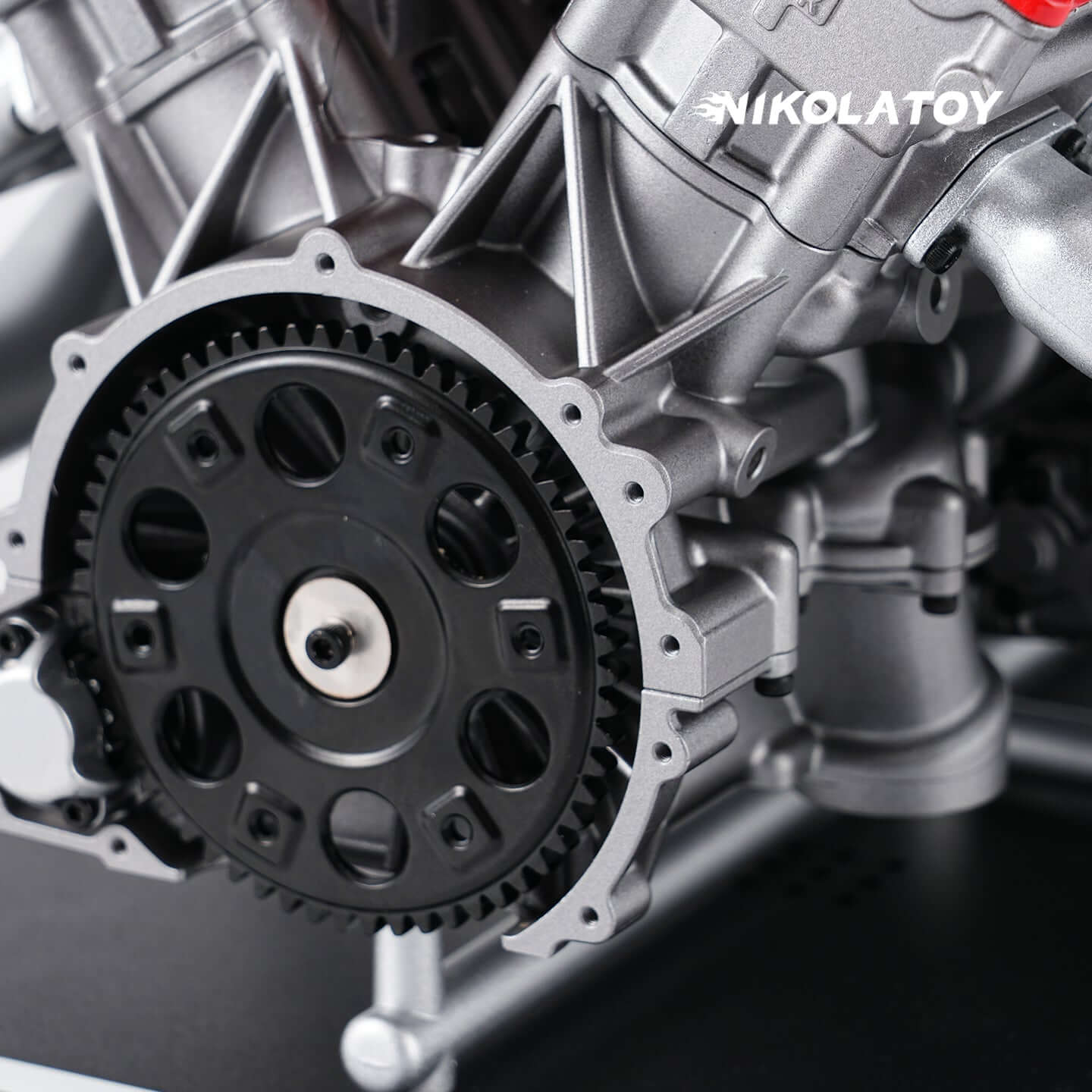 TECHING V12 Car Engine Model Full Metal Assembling 12-Cylinder Building Kits 800+PCS - Image 3