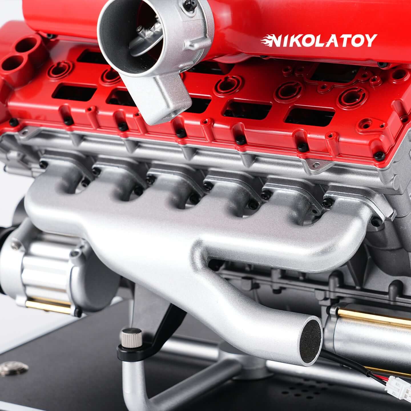 TECHING V12 Car Engine Model Full Metal Assembling 12-Cylinder Building Kits 800+PCS - Image 4