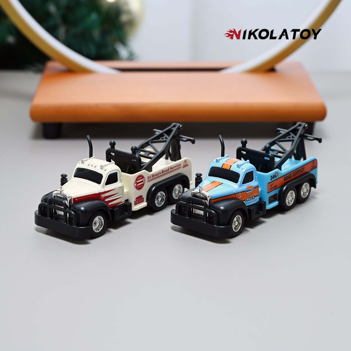 1:64 Tow Truck Remote Control Car - Image 6