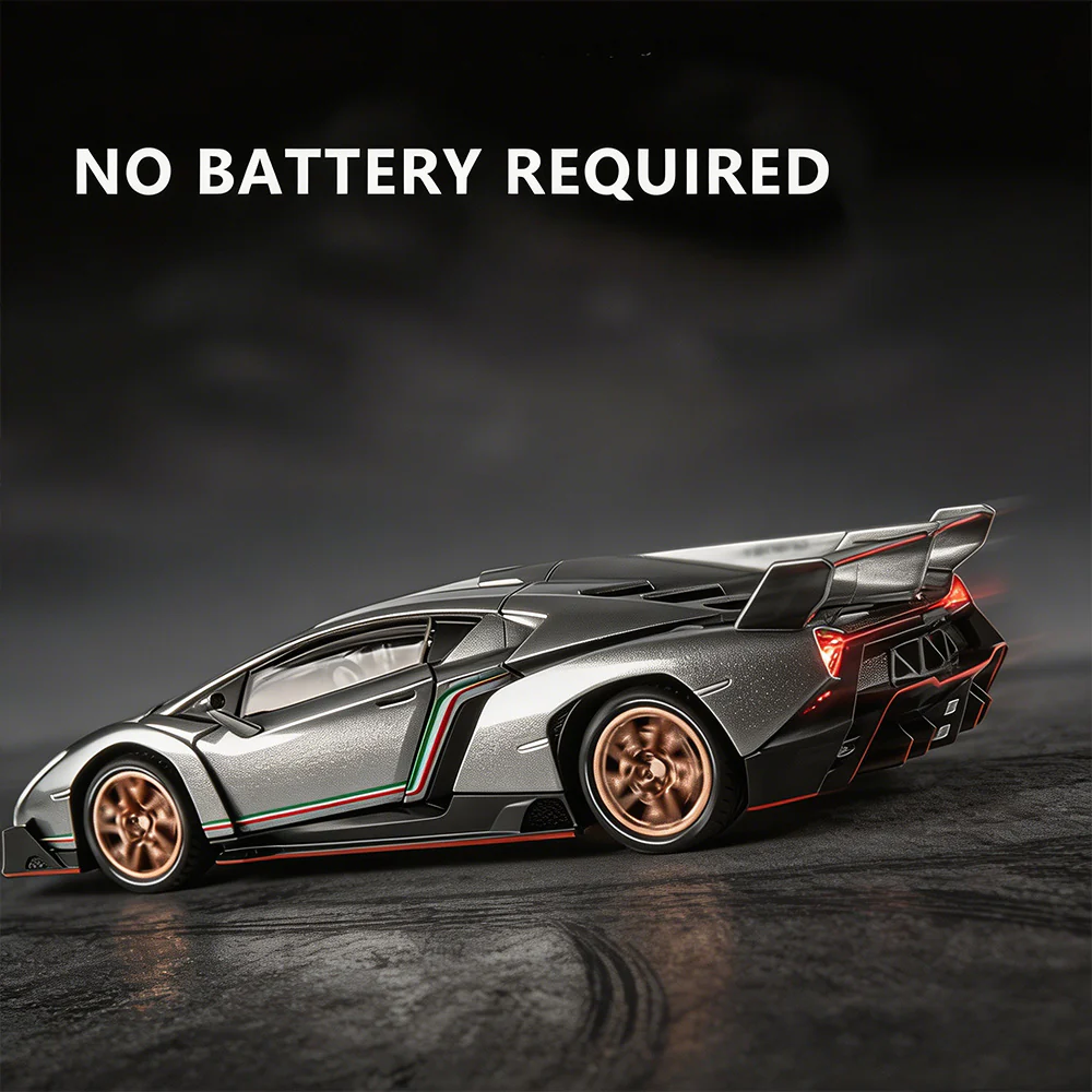 Alloy 1/22 Lamborghini Poison Model Car - Image 3