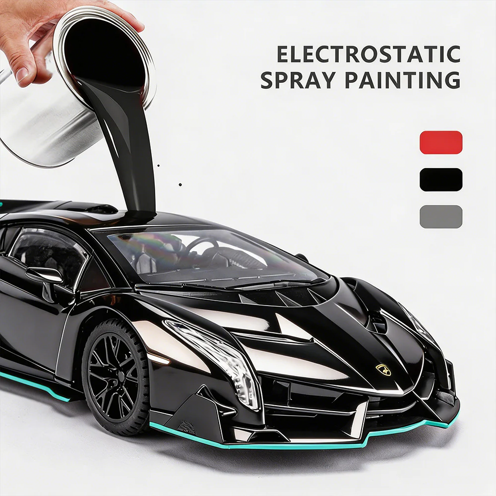 Alloy 1/22 Lamborghini Poison Model Car - Image 5