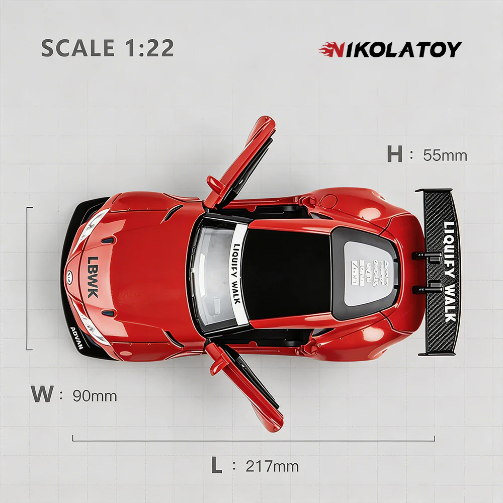 Alloy 1/22 Toyota Supra Model Car - Image 4