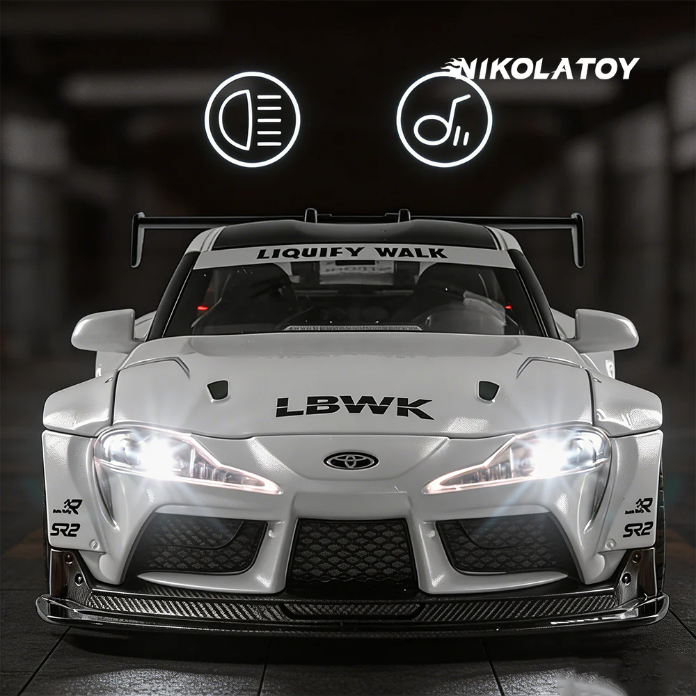 Alloy 1/22 Toyota Supra Model Car - Image 6