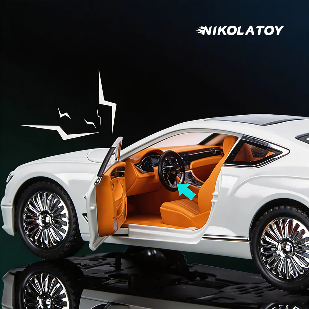 Alloy 1/24 Bentley Continental Model Car - Image 5