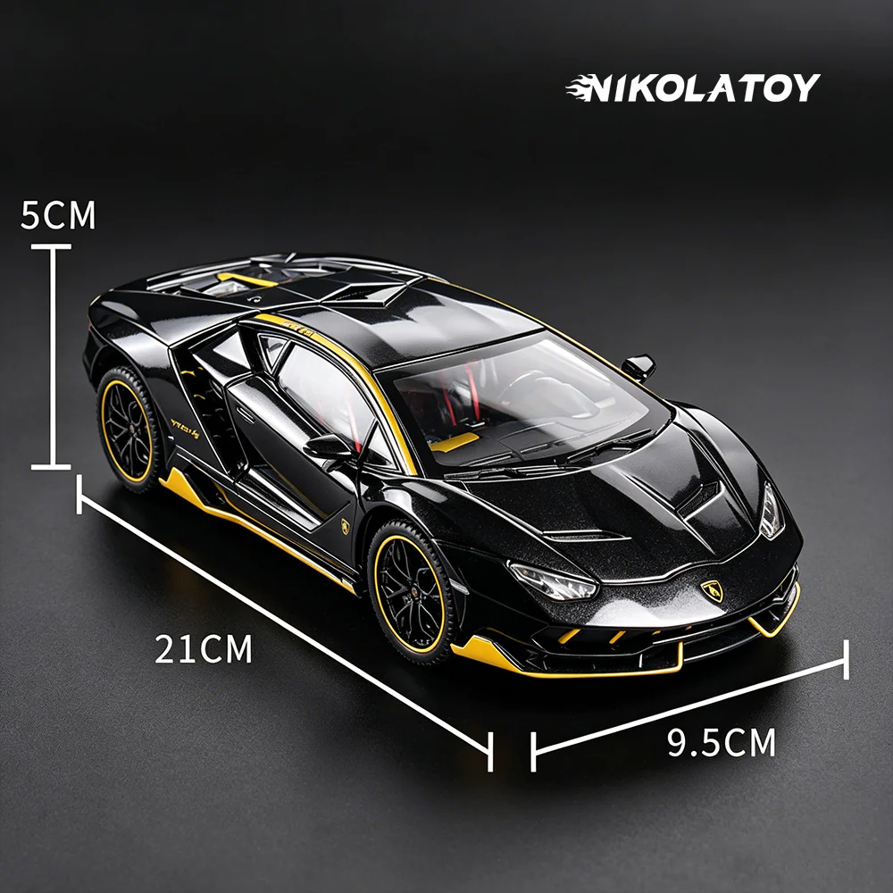 Alloy 1/24 Lamborghini LP770-4 Model Car - Image 4