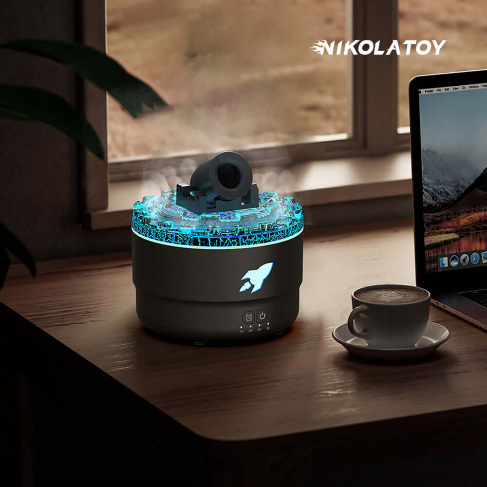 Creative Desktop Cannon Humidifier&Aromatherapy Machine - Image 4