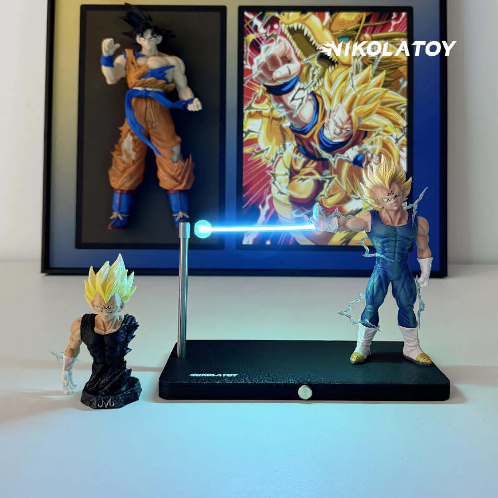 Dragon Ball Vegeta Magnetic Night Light Set (Including Half Body Statue) - Image 5