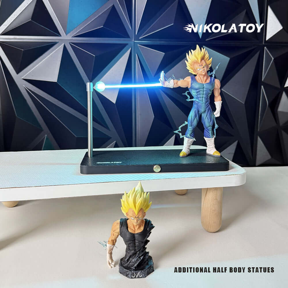 Dragon Ball Vegeta Magnetic Night Light Set (Including Half Body Statue) - Image 9