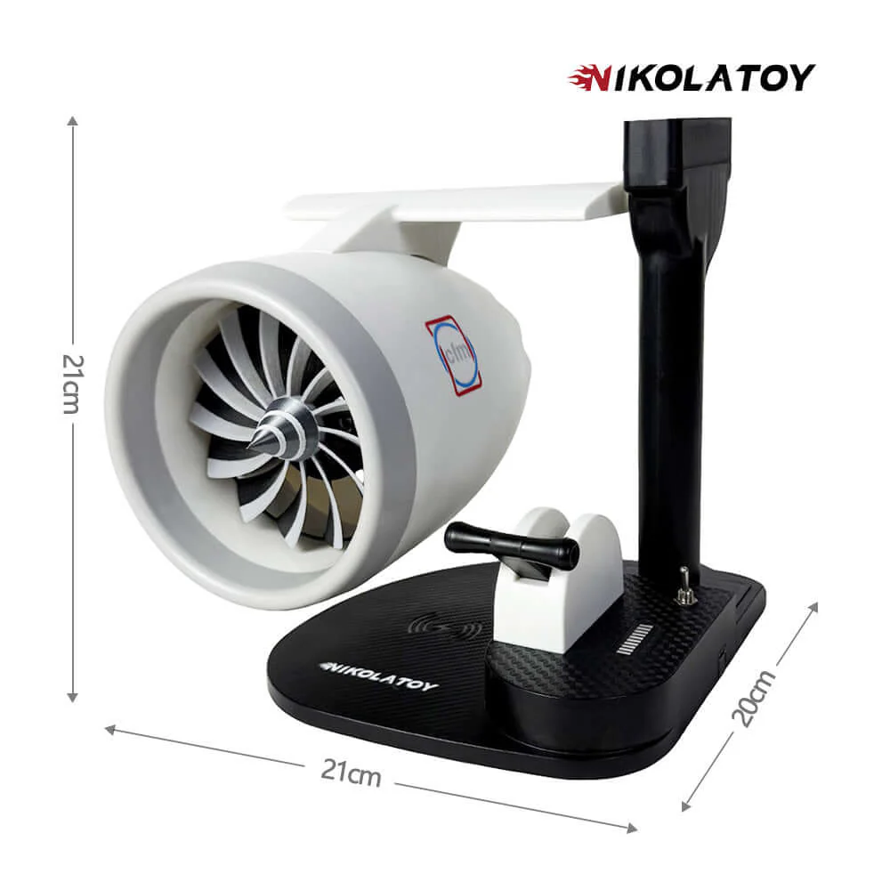 Desktop JetFan with Phone Charging Base and Humidifier - Image 9