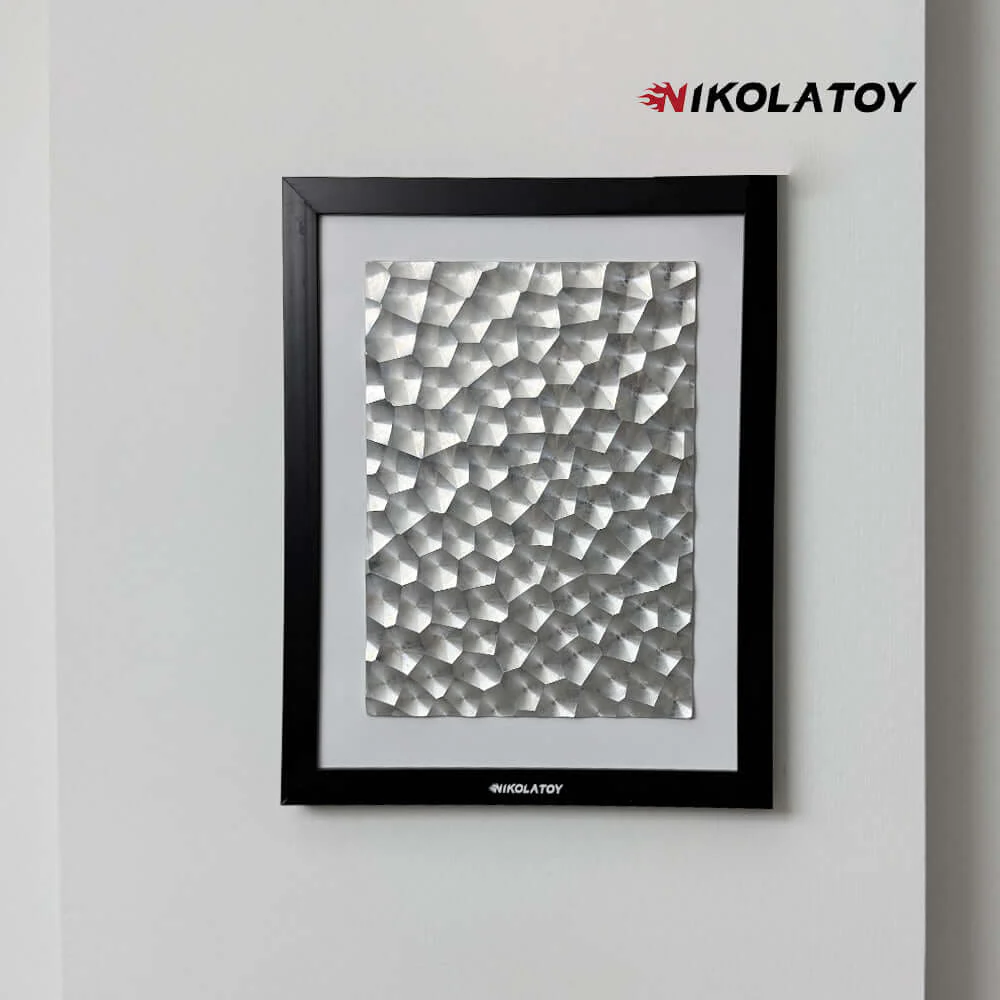Precision CNC Alloy Laser Light Effect Art Frame - Image 6
