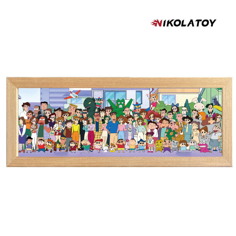Creative Family Photo Acrylic Stereoscopic Painting (LED Light) - Image 11