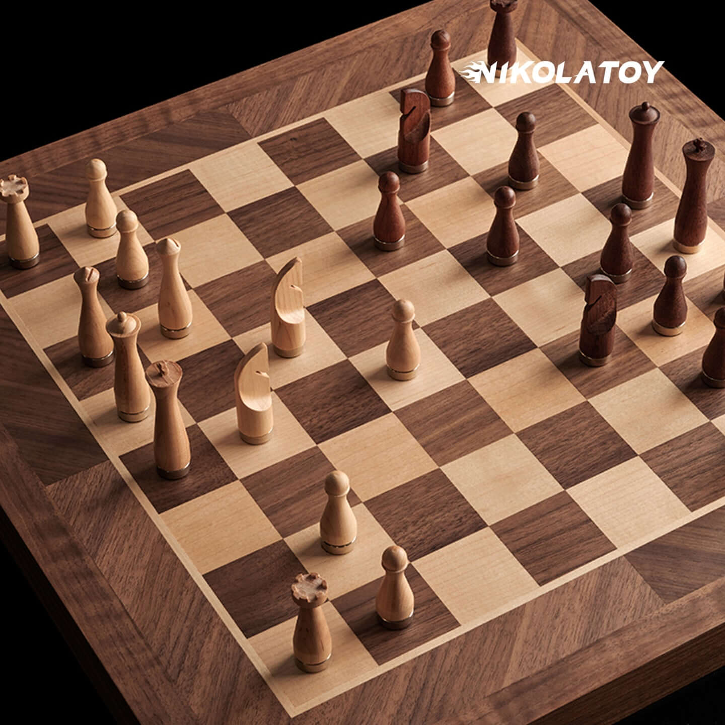 Solid Wood Fully Automatic Chessboard - Image 3