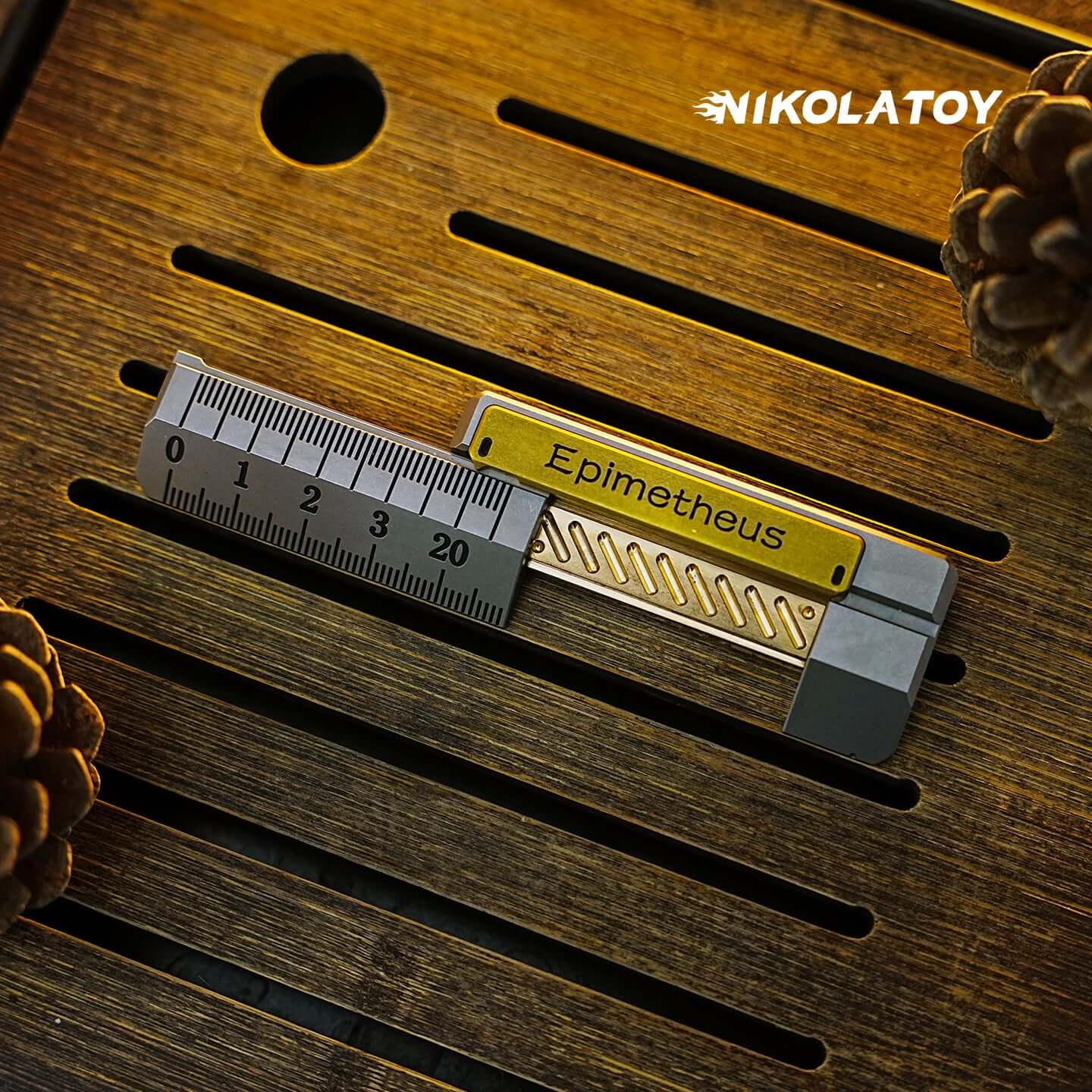 Titanium Alloy Fidgets Ruler - Image 3