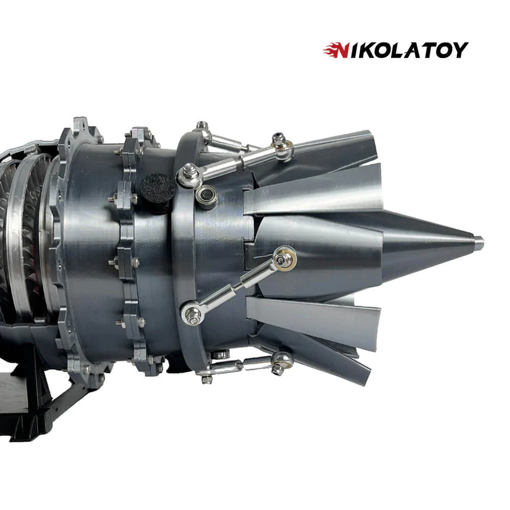 3D Printed Military Fighter Turbojet Engine Model - Image 2