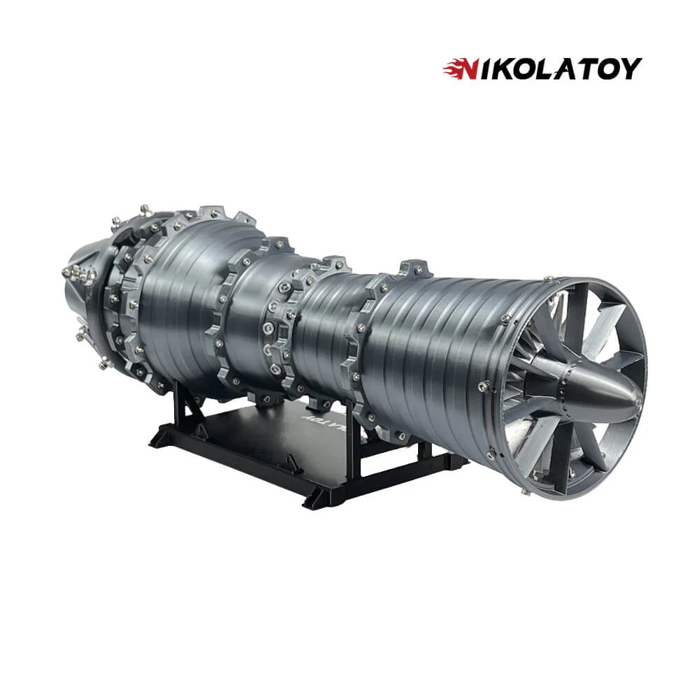 3D Printed Military Fighter Turbojet Engine Model - Image 5