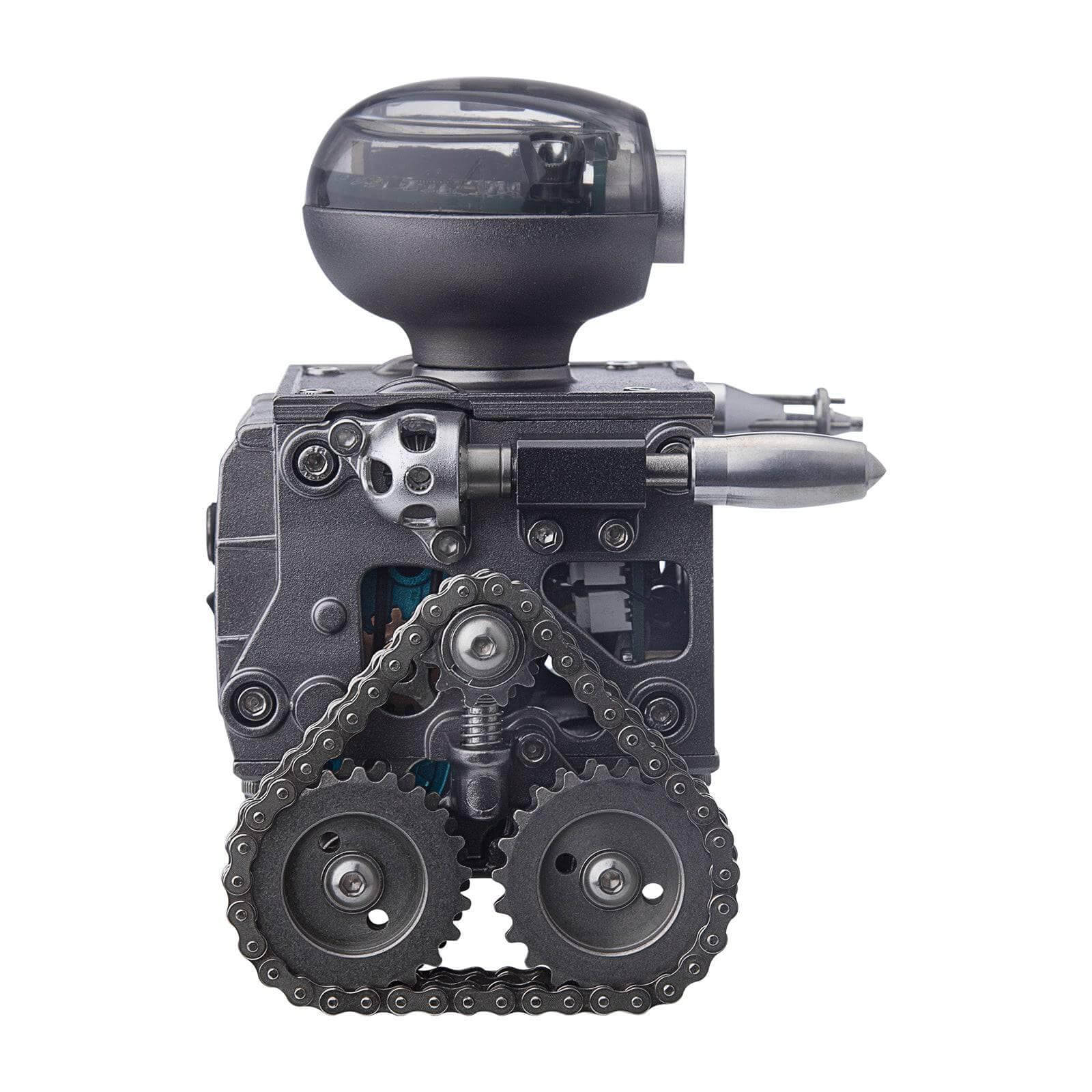 TECHING 160PCS Metal Remote Control Tank Robot Building Kits Bluetooth Speaker - Image 5
