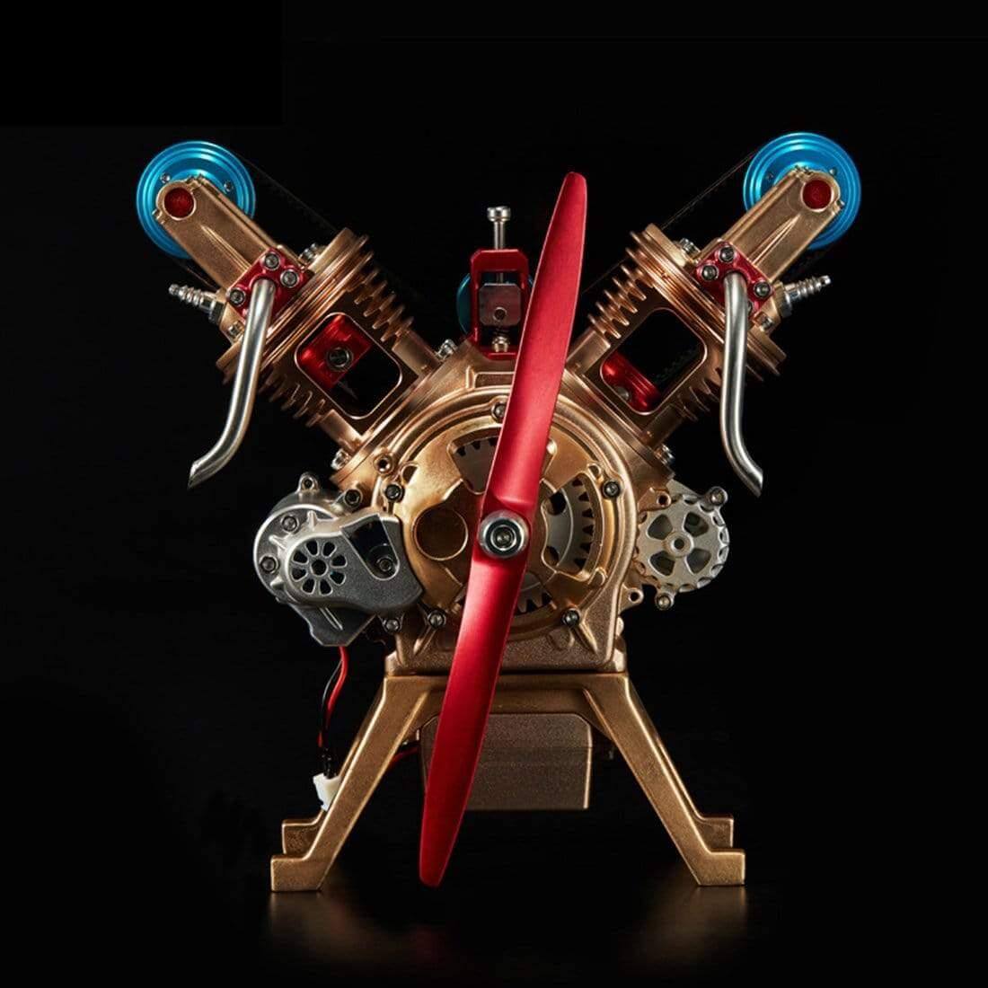 TECHING Alloy Mini Manual Assembly V2 Double- Cylinder Model Kits - Image 6