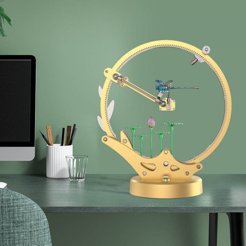 TECHING Flying Dragonfly Kinetic Sculpture 3D Metal Model DIY Kits - Image 5