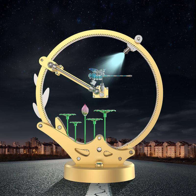 TECHING Flying Dragonfly Kinetic Sculpture 3D Metal Model DIY Kits - Image 6