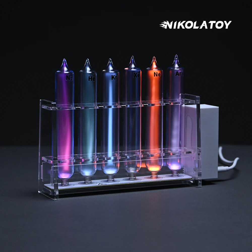 Tesla Plasma Reaction Inert Gas Glass Luminous Tube Vertical Kit - Image 3