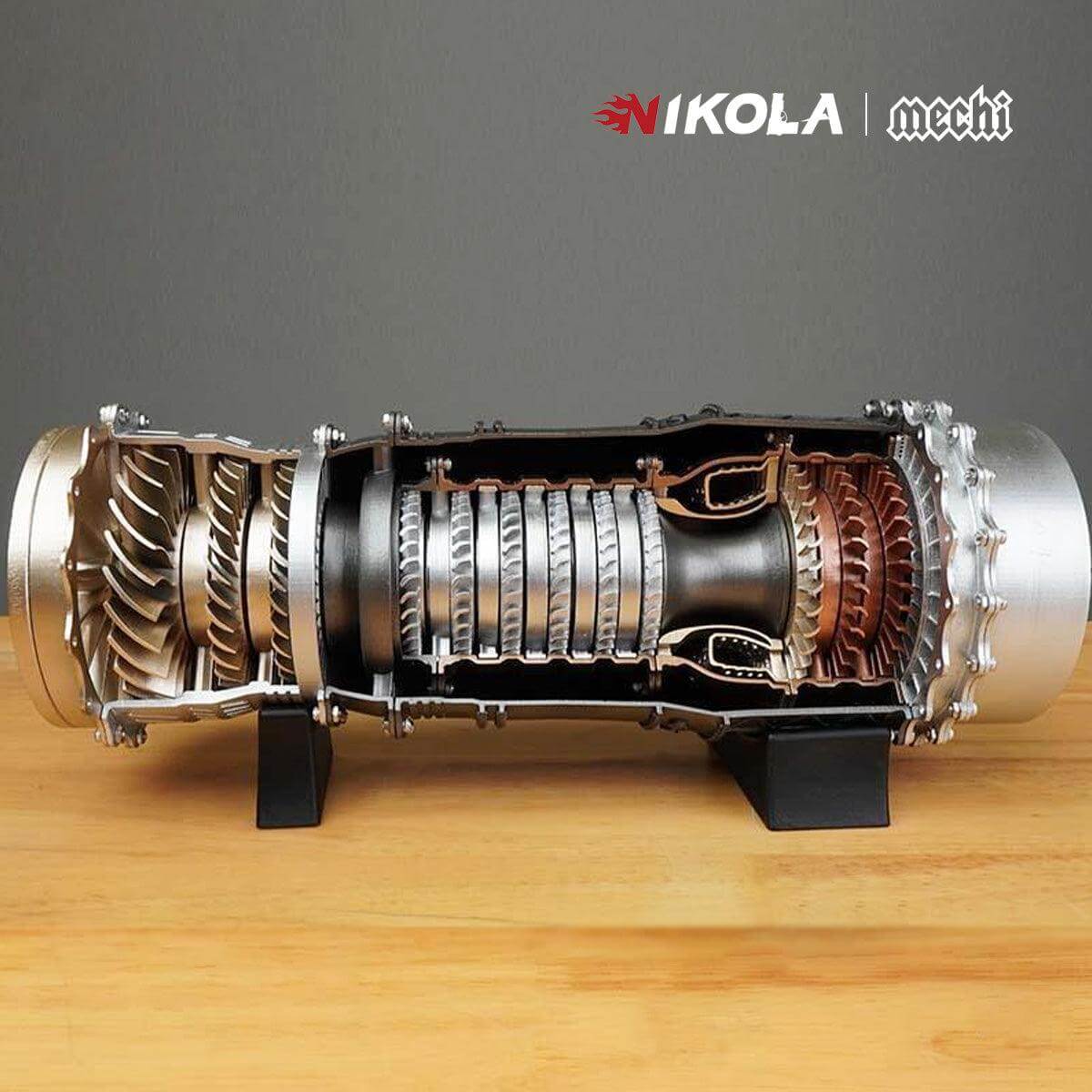 WS-15 Fighter Turbofan Engine Model DIY Assembly Kits 150+ PCS - Image 5